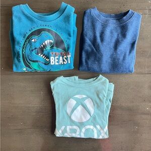 Blue Kids Graphic sweatshirt